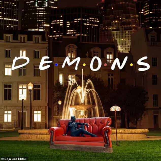 Промо-режим: Доджа Кэт была занята продвижением своего нового сингла Demons, который вышел в пятницу.