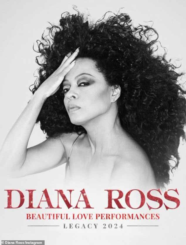 В следующий раз Диана привезет свой 16-дневный тур Diana Ross: Beautiful Love Performances Tour на Hard Rock Live в Голливуде, Флорида, 8 мая.