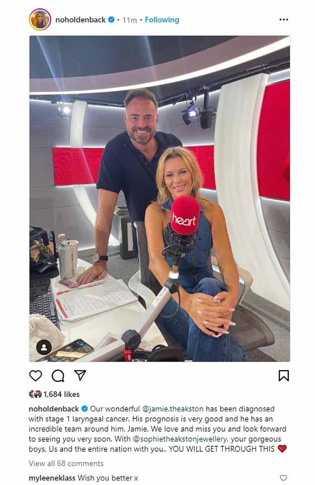 Бев Тернер отреагировала на диагностику рака горла у своего бывшего парня Джейми Тикстона в прямом эфире GB News во вторник утром